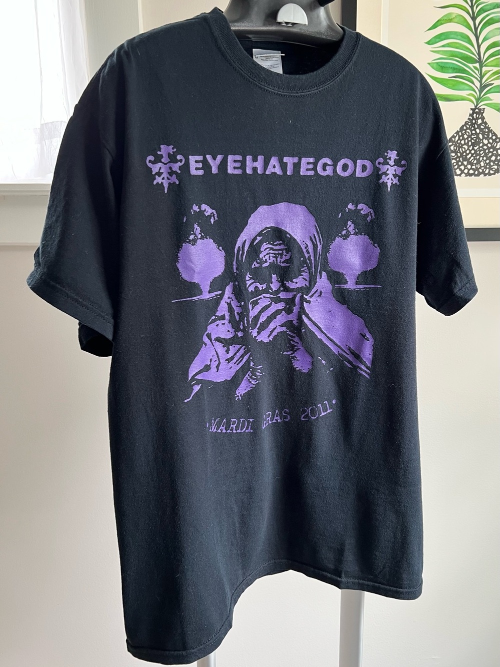 EYEHATEGOD Mardi Gras 2011 Sludge Metal Band T-shirt Rare Sz Medium
